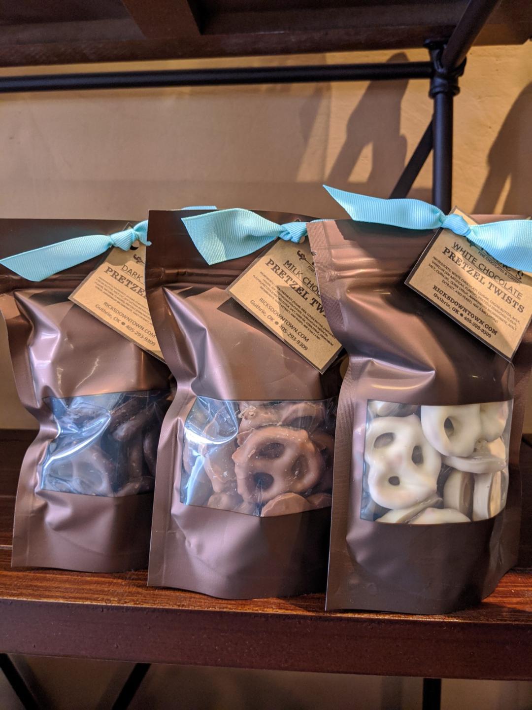 Chocolate Pretzel Twists