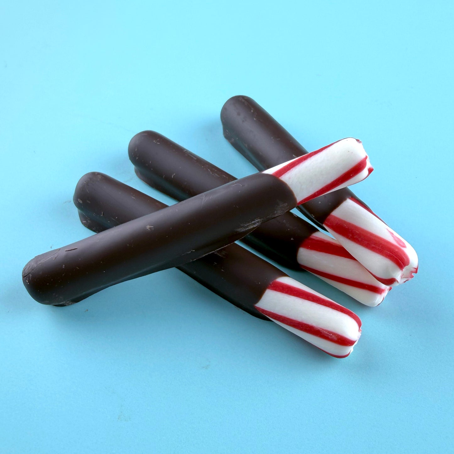 Chocolate Dipped Peppermint Sticks