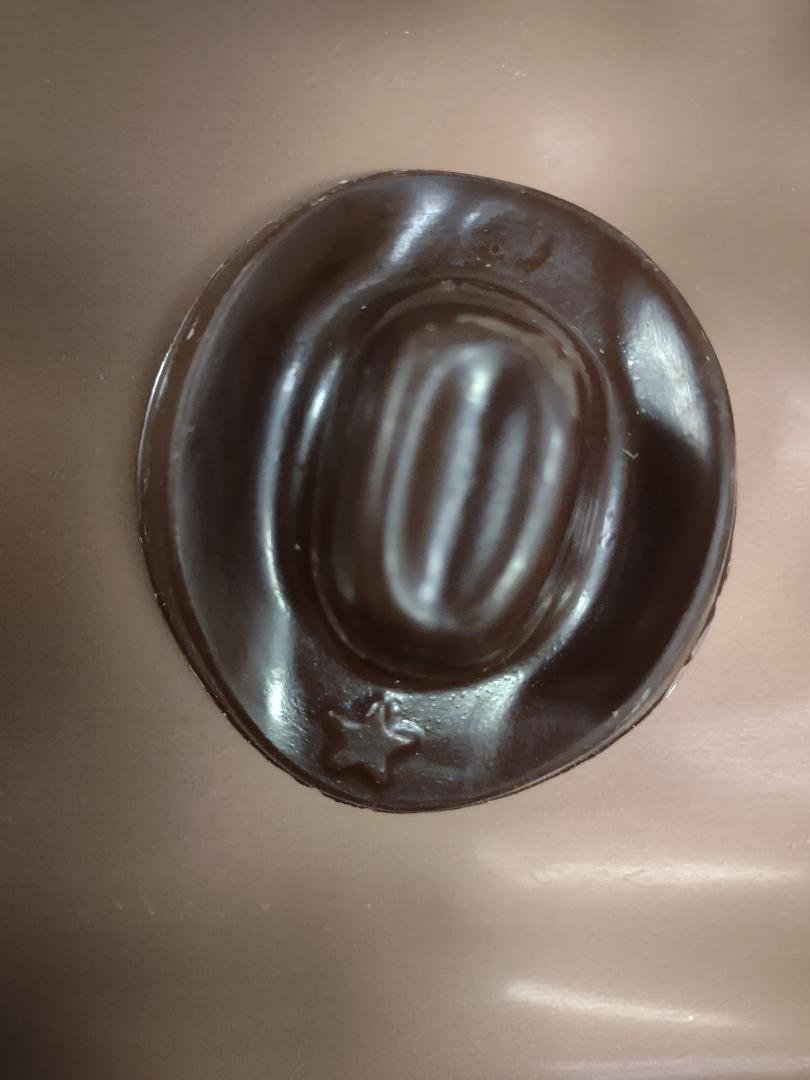 Solid Chocolate Cowboy Hats and Boots