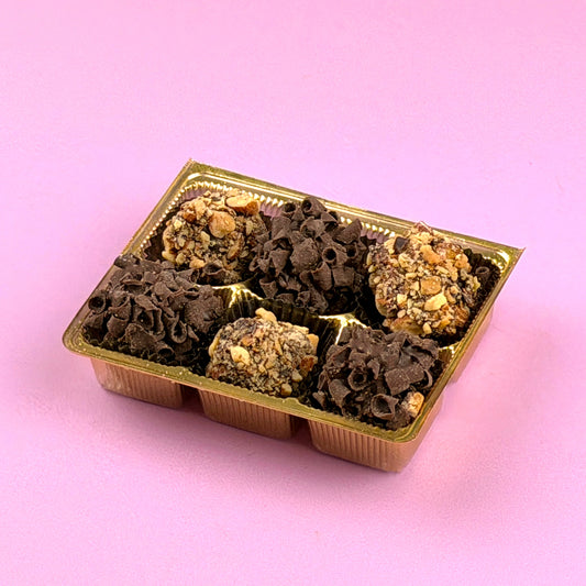 6pc Dark Chocolate Truffles
