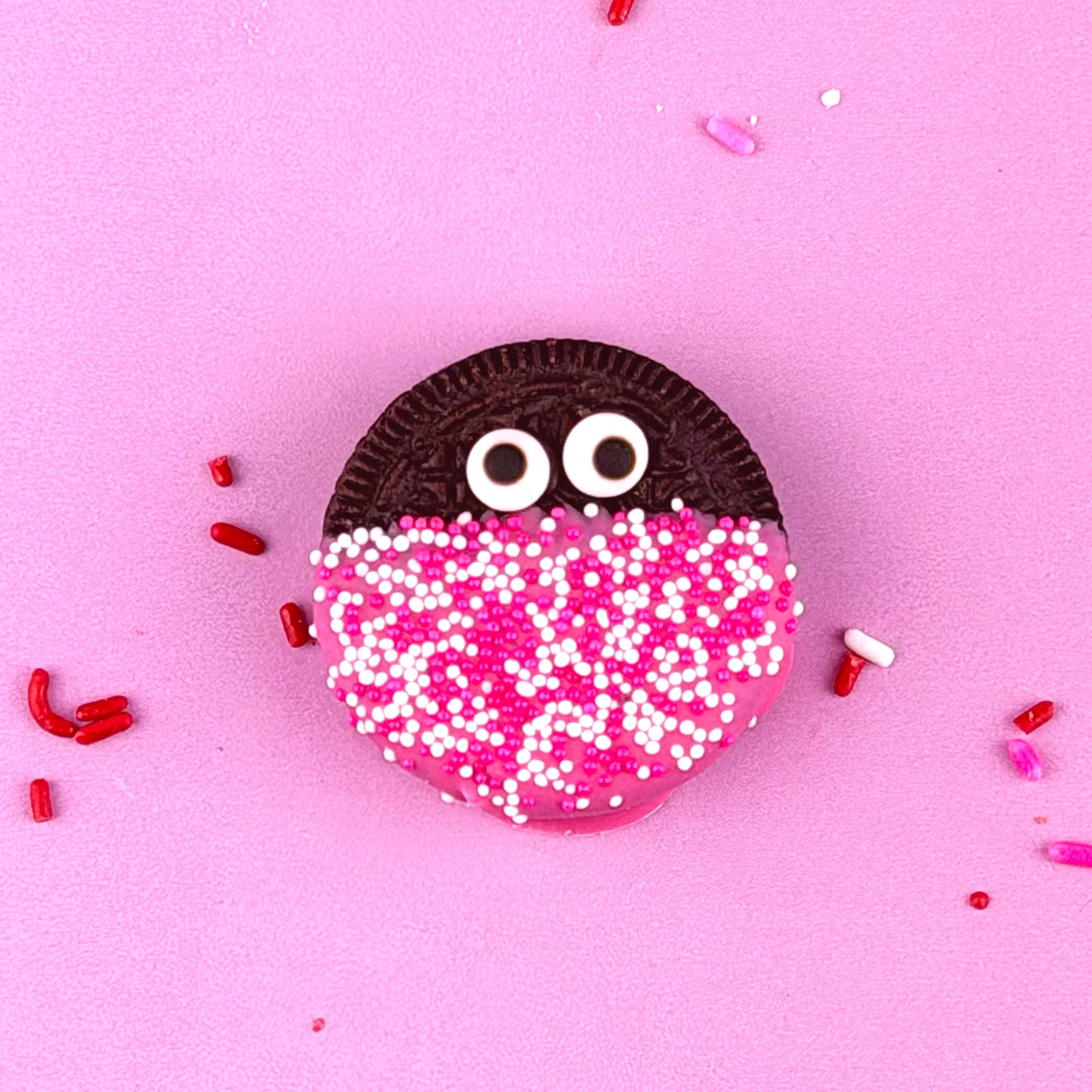 Oreo Lady Bug Valentine's Day Cookie
